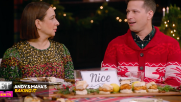 Andy Samberg and Maya Rudolph Reflect on Their 'SNL' Friendship and Reuniting for 'Baking It' (Exclusive)